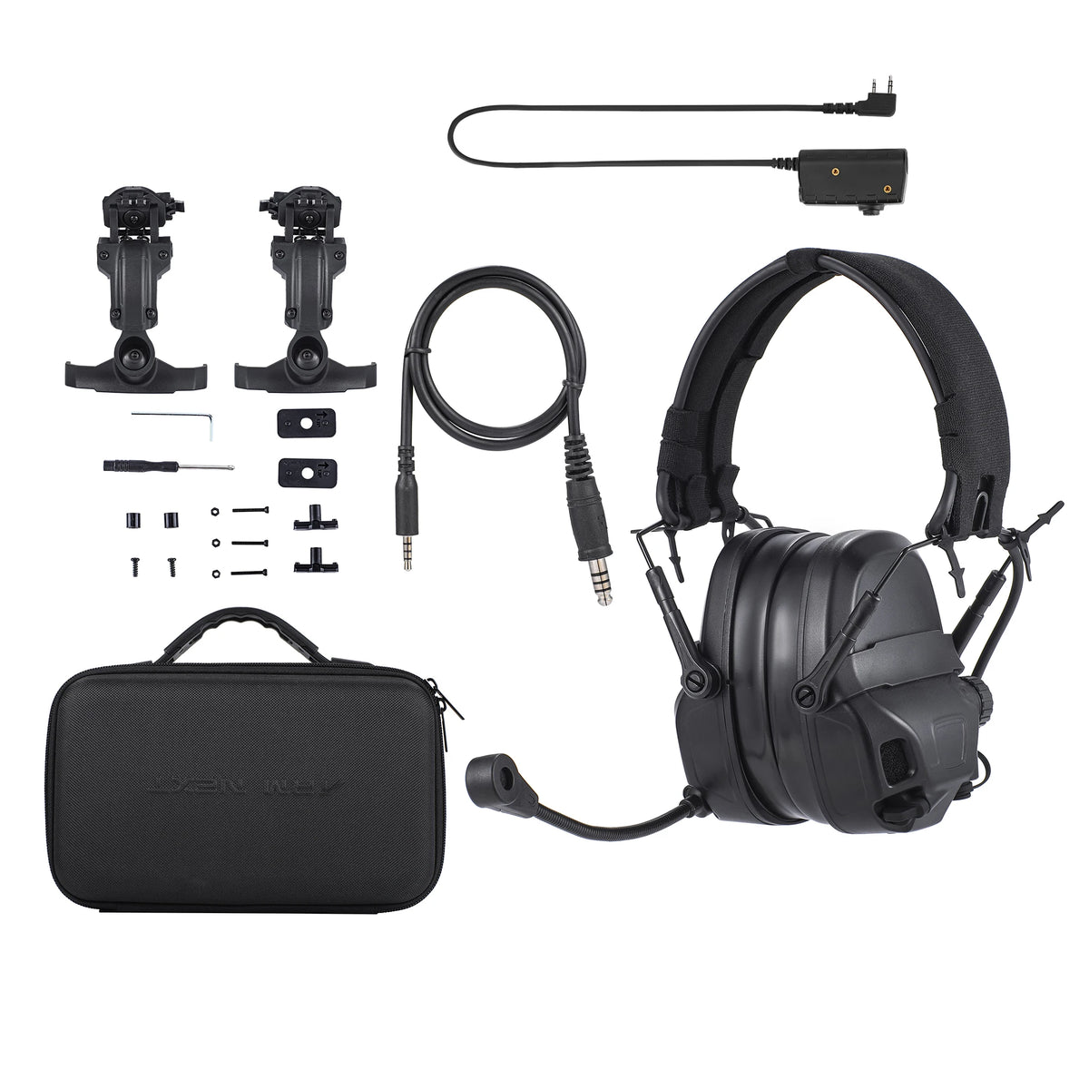 ARM NEXT AMP Tactical Communication Headphone Helmet-Mounted Pickup Noise Reduction Military Aviation Headset With Micphone