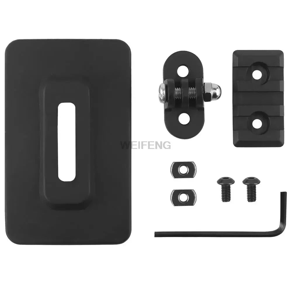 Tactical Helmet Camera Adapter Mount Base Flashlight Holder Night Vision Device Mount Fast Helmet Base Fixed Mount
