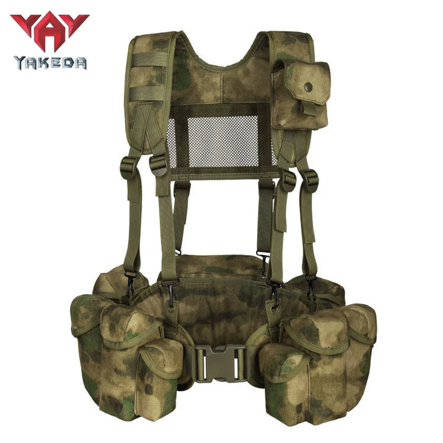 YAKEDA MOLLE system bellyband vest waterproof, wear-resistant, tear resistant, expandable and detachable