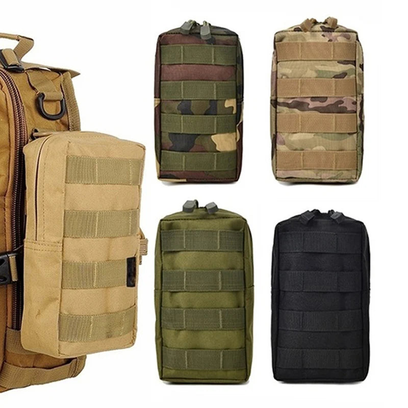 Outdoor Molle Pouch EDC Tool Bag Waterproof Nylon Multi Purpose Small Pack Universal Hunting Camping Bag Outdoor Equip