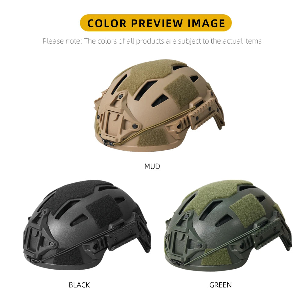 Tactical High-Cut Ballistic Iraqi Helmet Head Circumference 55-57cm Color Bullet Hunting Outdoor Personal Protection Equipment