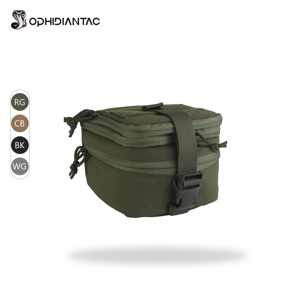 OPHIDIANTAC Night Vision Device Storage Bag - Molle Mounting - Modular Shockproof Structure Protection Case