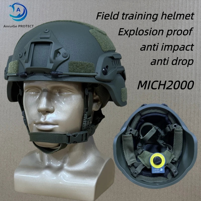 Wendy Tactical Riot and Impact Helmet High Quality Glass Fiber Field Training Helmet Protector MICH FAST