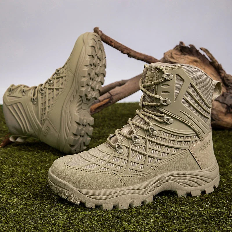 Men's Desert Camouflage Boots Special Combat Outdoor High Top Shoes for Men Cs Fans Tactical Boots Men's Hunter Sneakers