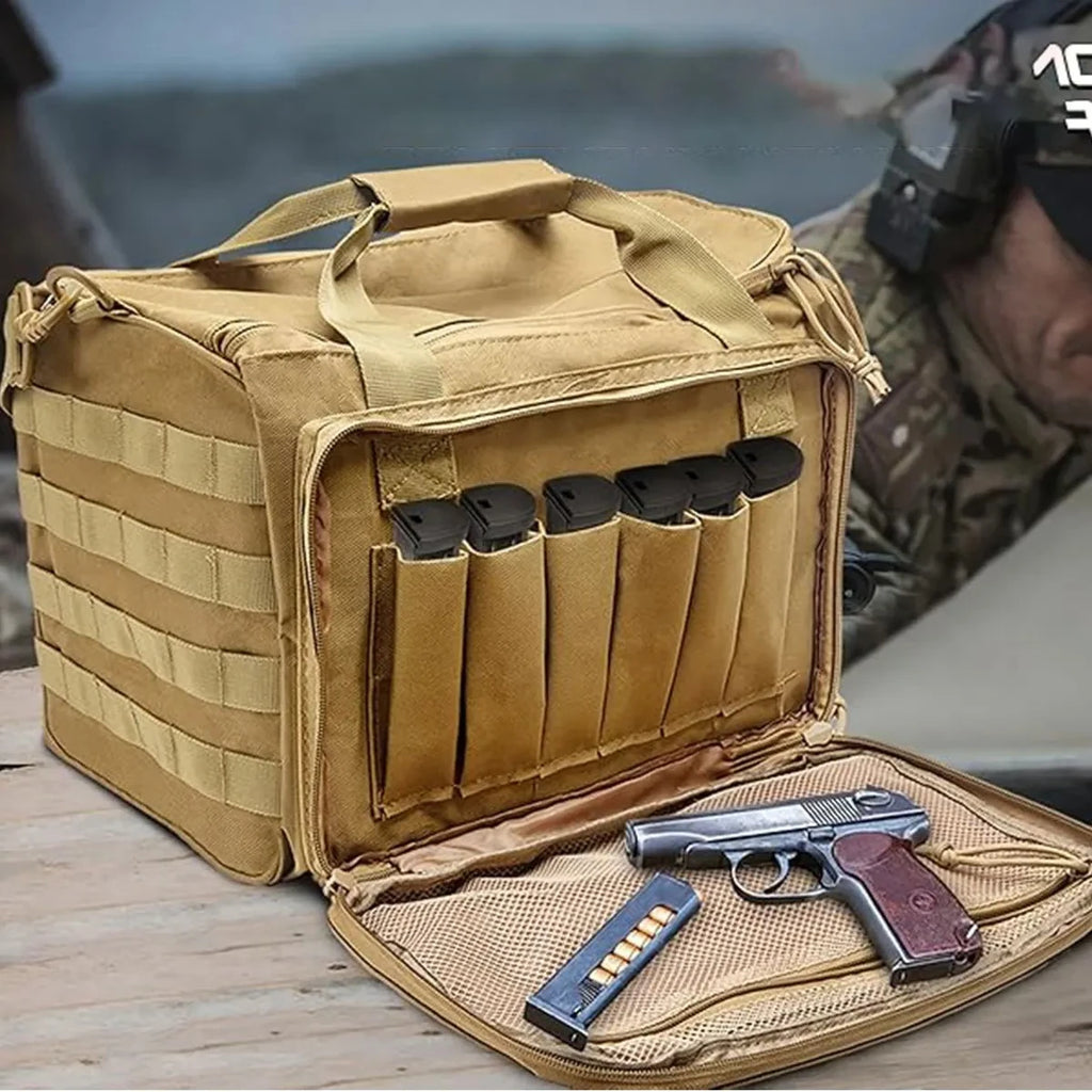 Tactical Range Bag Molle Shoulder Bag High Capacity Multifunctional Equipment Training Supplies Shoulder Pack