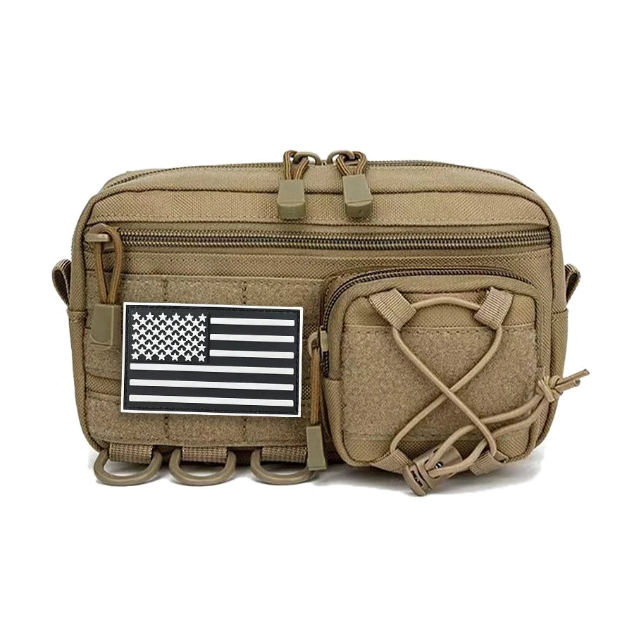 Portable accessory pack, multifunctional outdoor mountaineering waist bag
