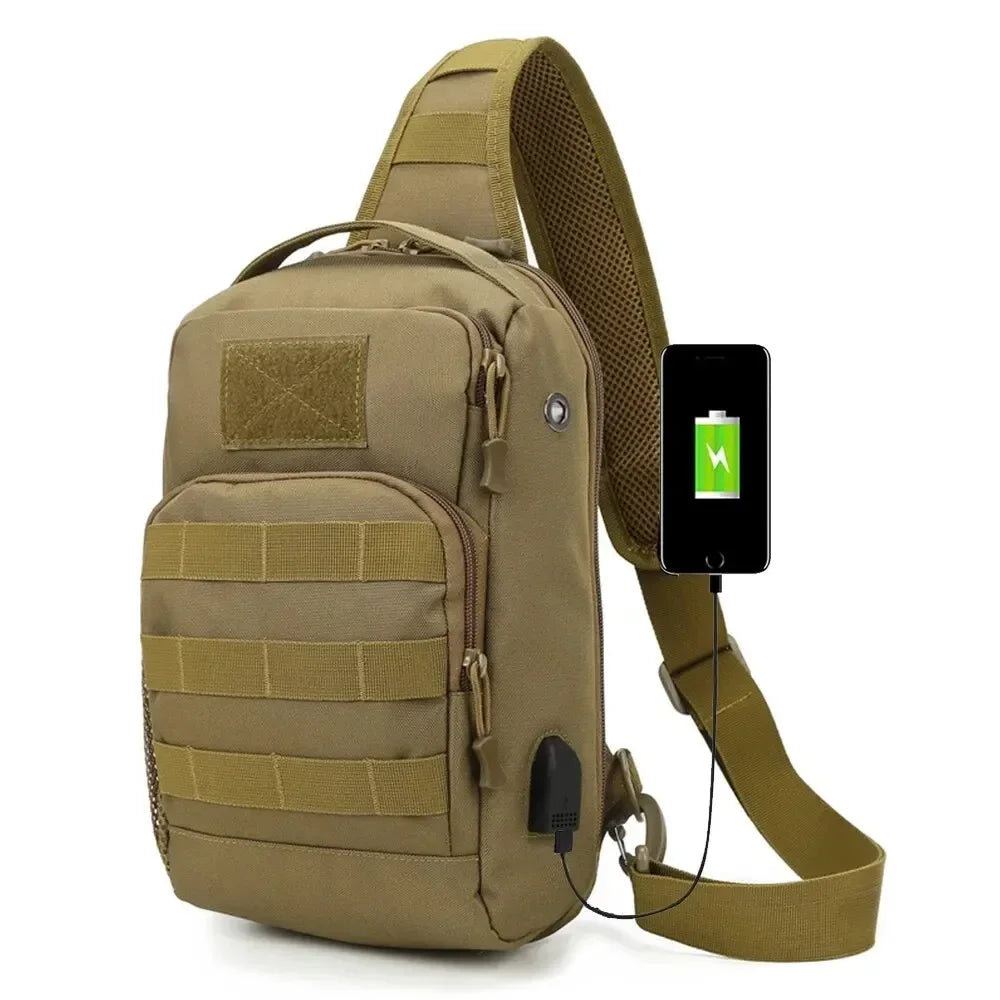 A2 Camping Bag Tactical Chest Men Backpack Military Army Single Shoulder Fishing Hiking Travel Outdoor Bag Hunting Fanny Pack