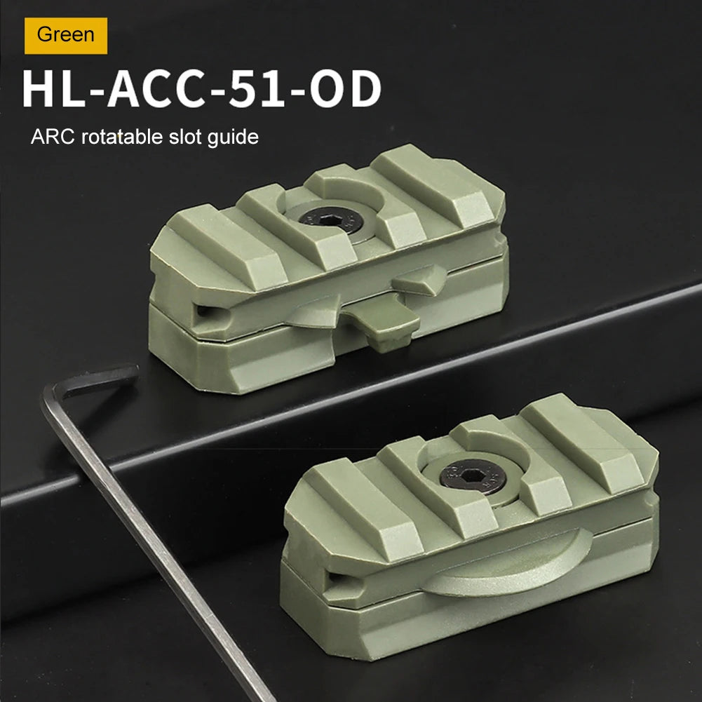 1 Pair Helmet Side Guide Rails Professional ARC Guide Rail Adapter Military Equipment for Fast Helmet Hunting Accessories