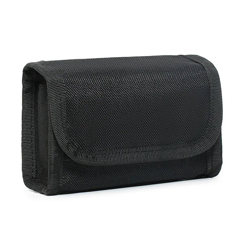 10-Round Tactical Shot Bag - MOLLE Waist Pouch with 10 Grids, Vest Nylon 12GA Shotgun Ammo Holder for Outdoor Shooting & Hunting