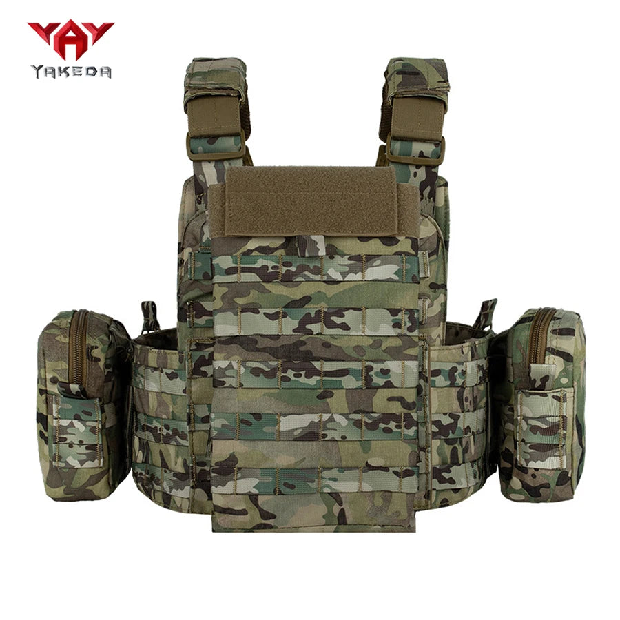 YAKEDA multifunctional hunting vest shoulder strap with quick detachable/adjustable design and expansion accessory bag