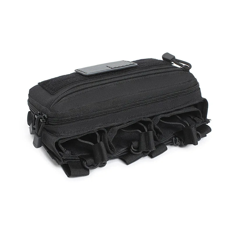 EDC Molle Tactical Pouch Waist Pack Compact Utility Pouches Waist Belt Bag Medical Bags Outdoor Hunting Vest Accessories Bag