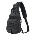 Outdoor sports multifunctional chest bag and crossbody bag with MOLLE webbing system layered design for easy access