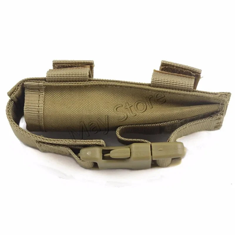 Tactical Single Magazine Pouch Holster 9mm Mag Bag Knife Flashlight Sheath Pouch With Belt Clip Hunting Accessories Pack