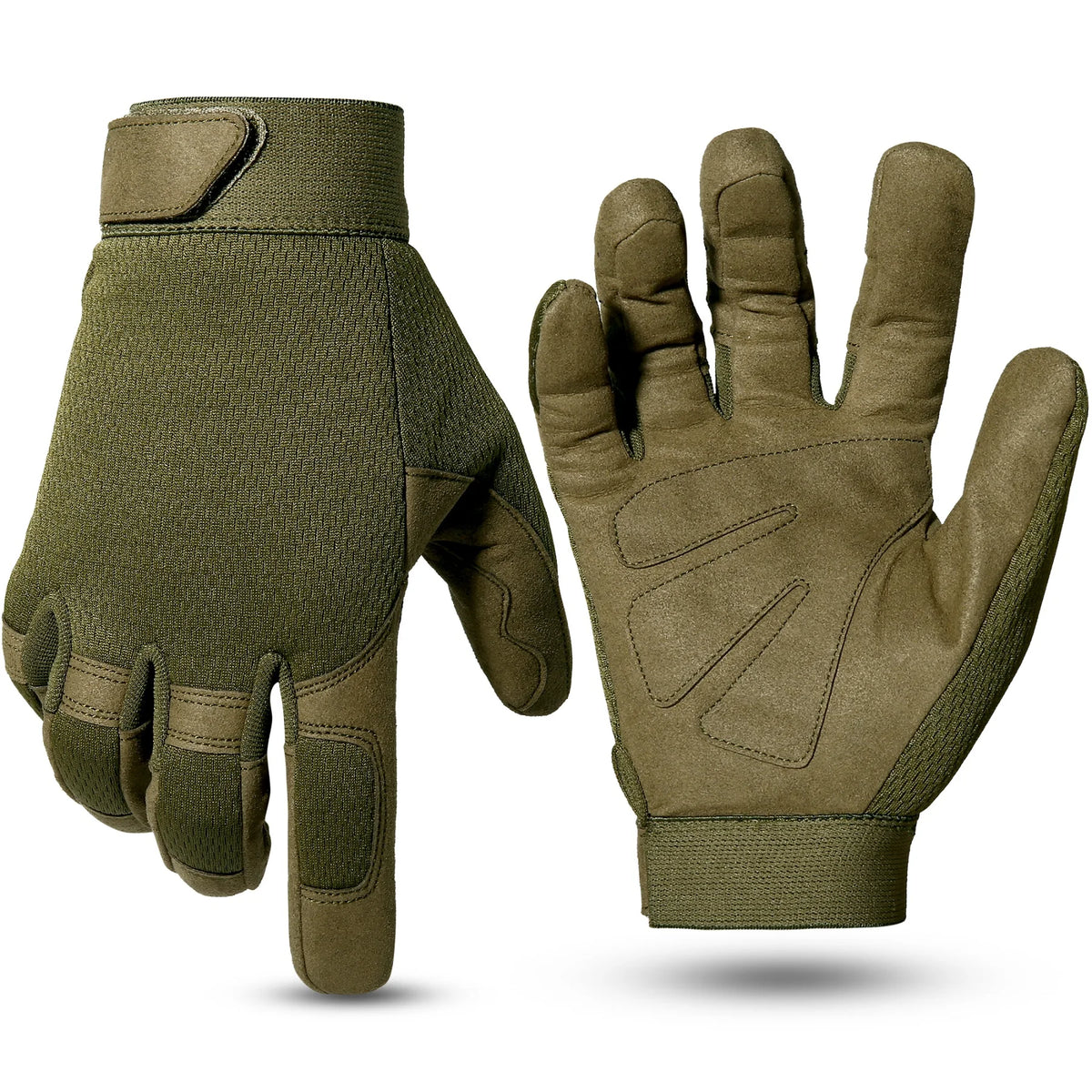 Summer Men Tactical Gloves Outdoor Sport Cycling Hunting Full Finger Glove Bicycle Mittens Camo Airsoft Hiking Climbing Shooting