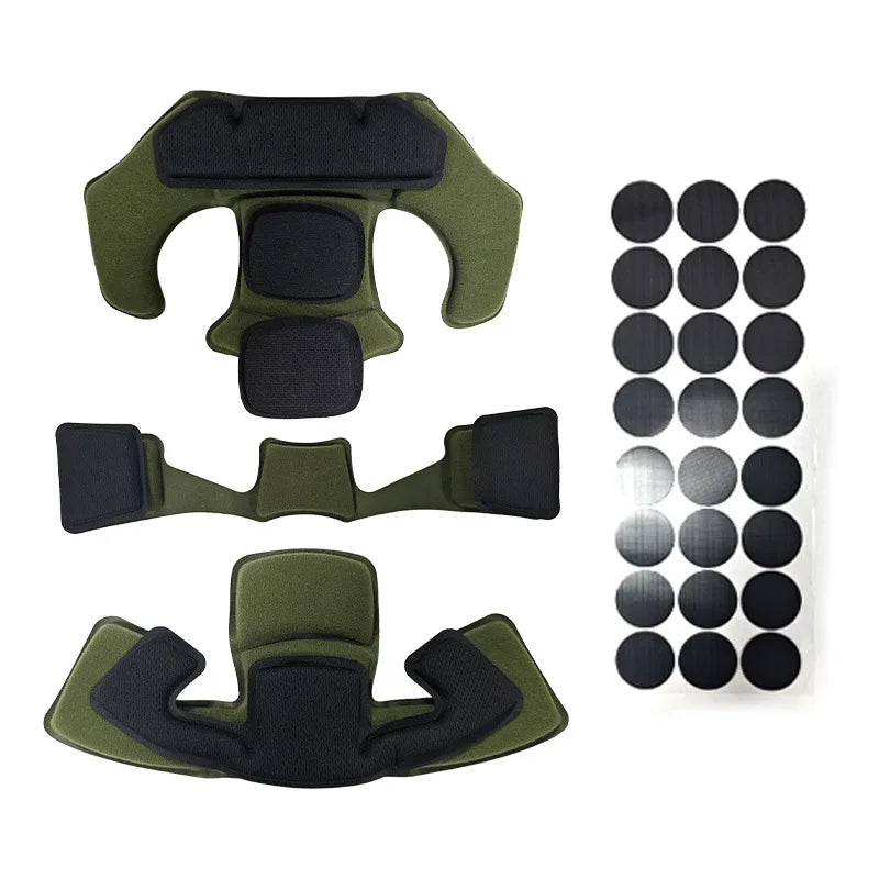 Wendypro Wendy Memory Foam Tactical Helmet Liner CS Inner Padding Shock Absorption Cushioning Head Protection Pad Breathable Com