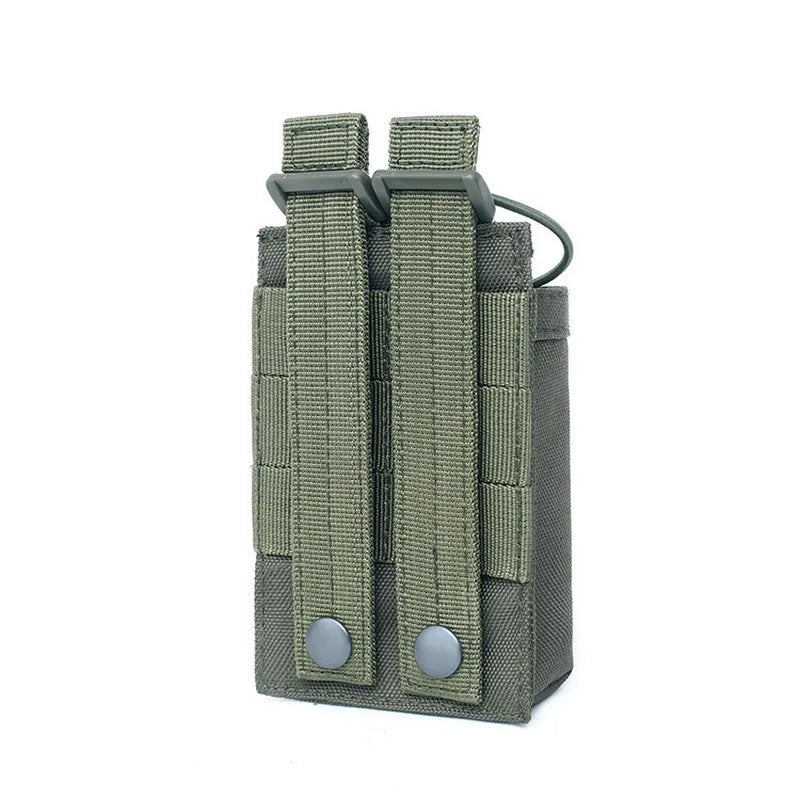 Tactical Radio Holder Molle Radio Pouch Case Heavy Duty Radios Holster Bag for Two Ways Walkie Talkies Baofeng Hunting Equipment