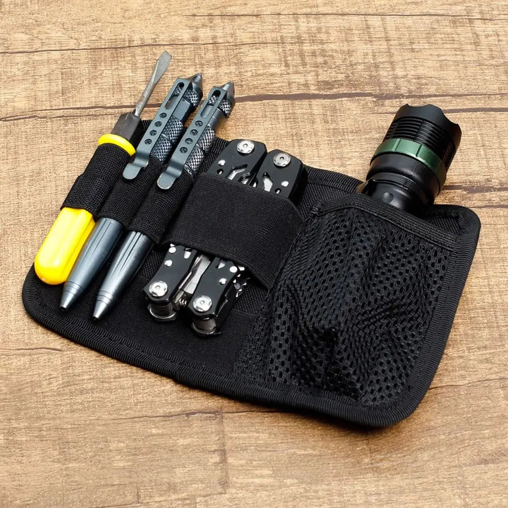 Bag Insert Modular Accessories Equipment Key Holder Pouch Wallet Belt Utility Mesh Organizer Portable Pouch