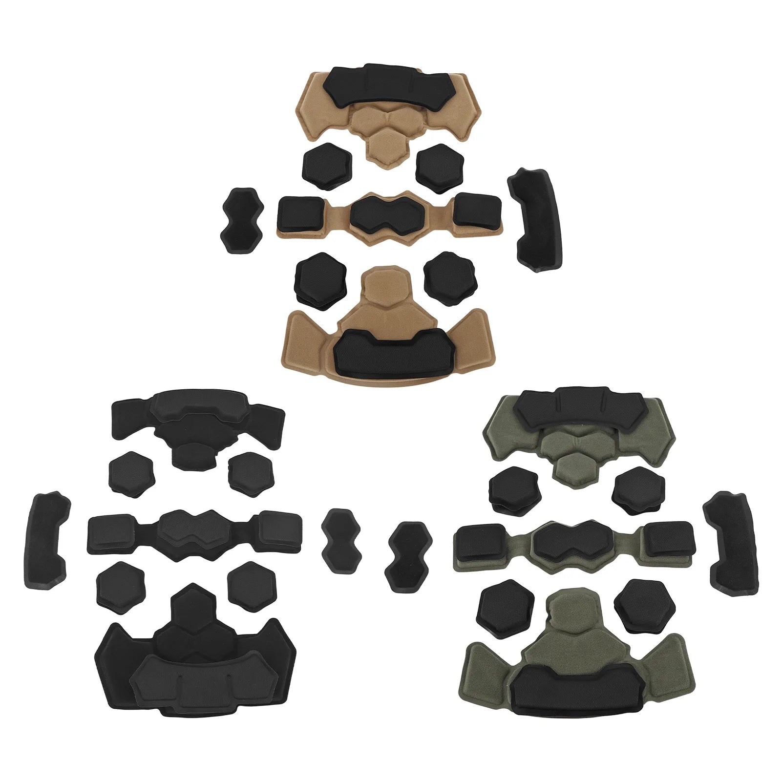 Helmet Padding Kit Memory Foam Pad Protective Mat Universal Motorcycle Bike Cushions Waterproof Helmet Inner Padding