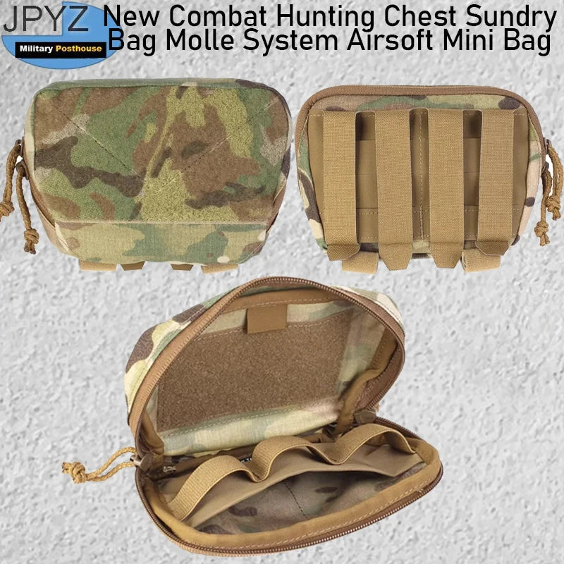 New Combat Hunting Chest Sundry Bag Molle System Airsoft Mini Bag