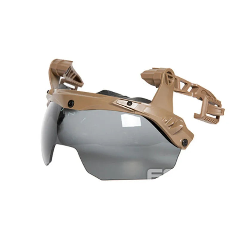 EX Wendy Helmet Ballistic Visor Tactical Goggles Anti-Fog Lens Protective Mask for 3.0 Helmet Guide Rail TB1397