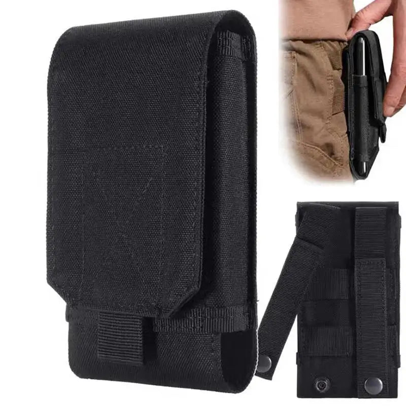 Outdoor Camouflage Bag Tactical Phone Holder Sport Waist Belt Case Waterproof Nylon Sport Hunting Camo Bags in Backpack