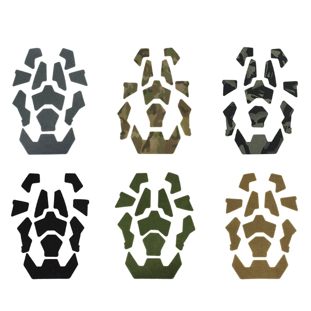 11Pcs/set Super High Cut Tactical FAST Helmet Magic Sticker Velcros Universal Tape Helmet Padding Stickers for Football Helmet
