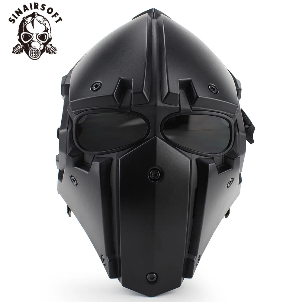 SINAIRSOFT Tactical Fast Helmet Mask Airsoft Shooting Cosplay Motorcycle Hunting Multi-Function Cs Outdoor Protect Equipment