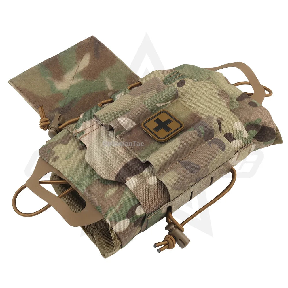 OPHIDIAN  First Aid Kit - MOLLE Compatible Hunting Hanging Bag Portable emergency supply storage for outdoor survival activities