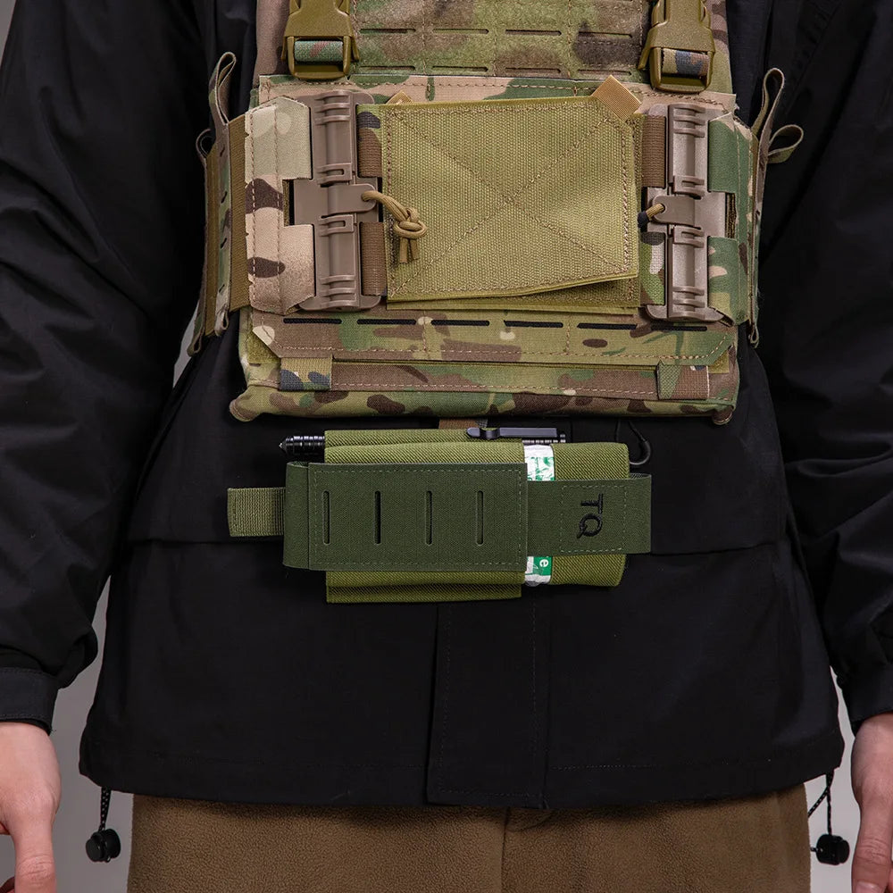 Tactical Tourniquet Pouch IFAK TQ Bag Molle System Quick Access Pouch Outdoor & Survival Use for for CAT GEN 7 or Older