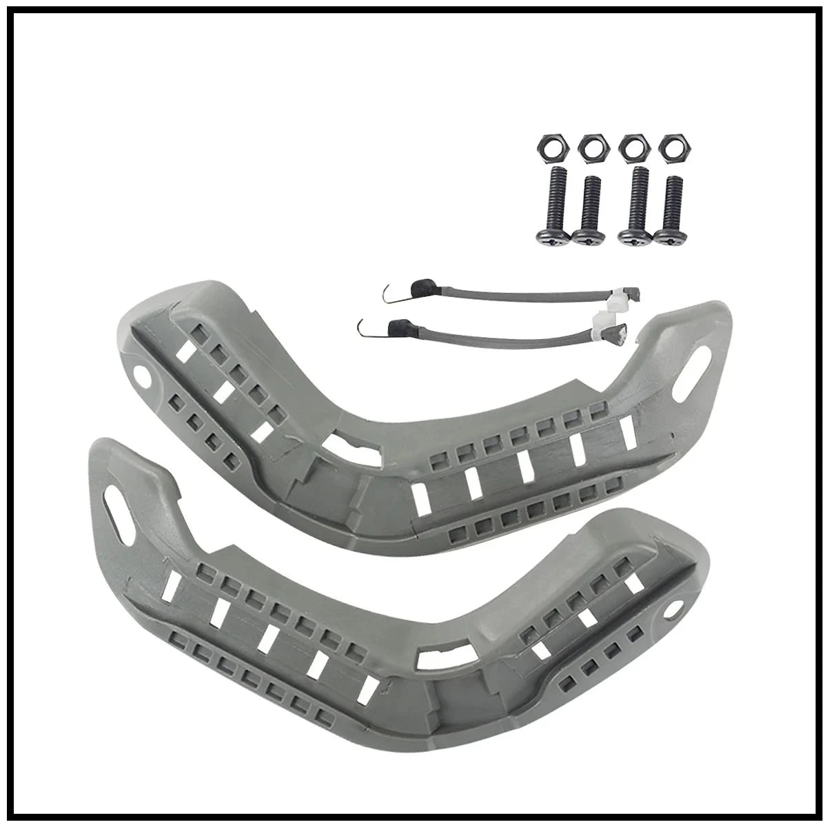 Tactical MICH2000 Helmet Side Guide Rail 1 Set ABS ARC Helmet Mount Installation Outdoors Hunting Helmet Accessories