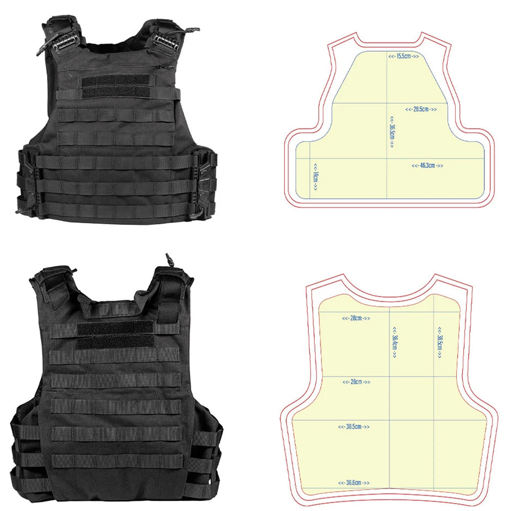 Tactical Compact Quick-Release Vest with MOLLE System Pouch Set   Complete Combat Gear for Airsoft CS Wargames Hunting Training