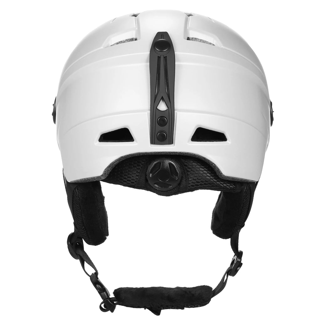Tomshoo Ski Helmet Lightweight Snowboard Helmet with Removable Goggles Inner Lining and Ear Pads for Snowboarding and Biking