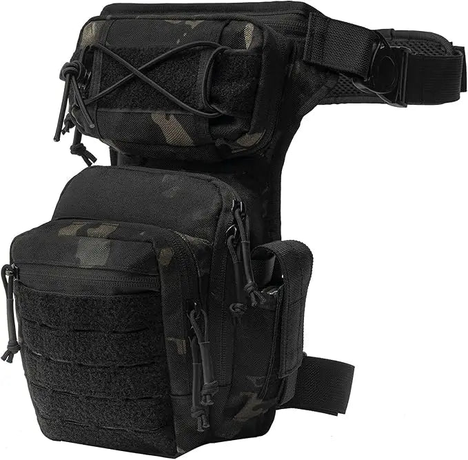 VOTAGOO Drop Leg Bag for Men Women Military Tactical Thigh Pack Pouch Multifunctional Tactical Package Outdoor Hiking Thigh Bag