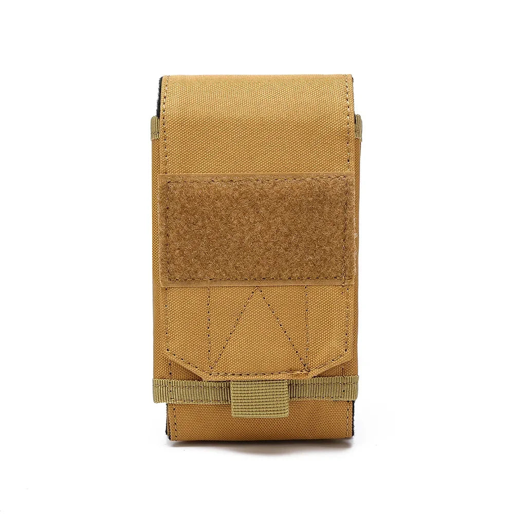 1000D Molle Tote Bag Mobile Phone Waist Bag Outdoor Camping Mobile Phone Bag Hunting Camping Accessories