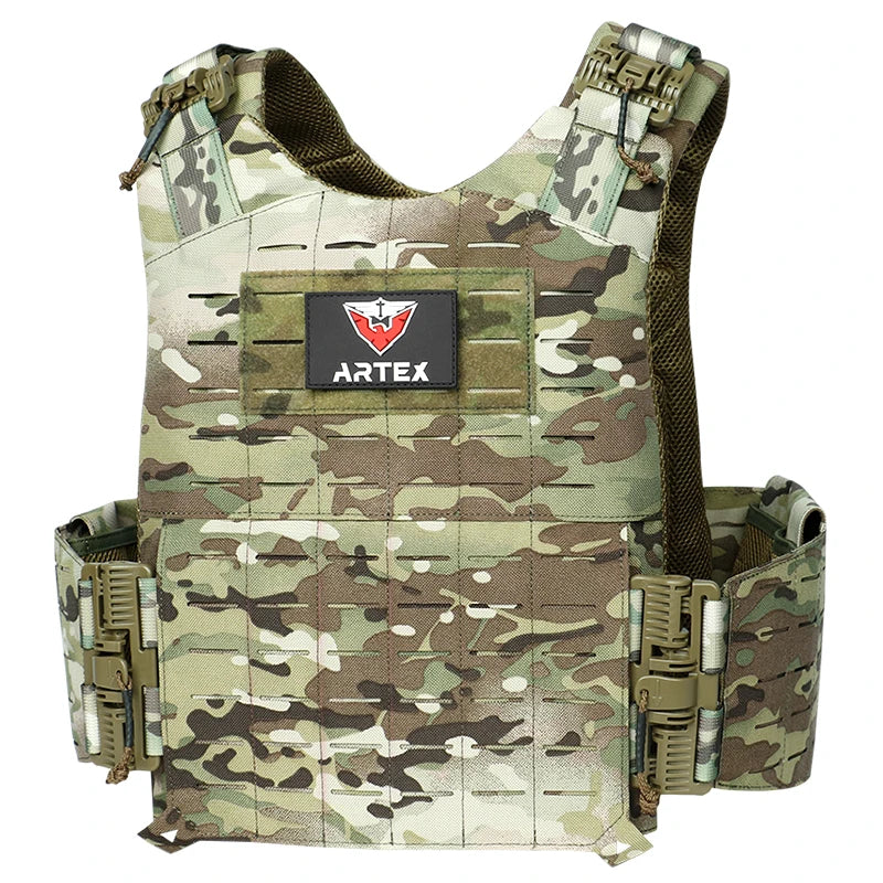 Tactical Vest Outdoor Hunting Plate Carrier Protective Adjustable Vest Airsoft Carrier Combat Equipment 6094 Vest