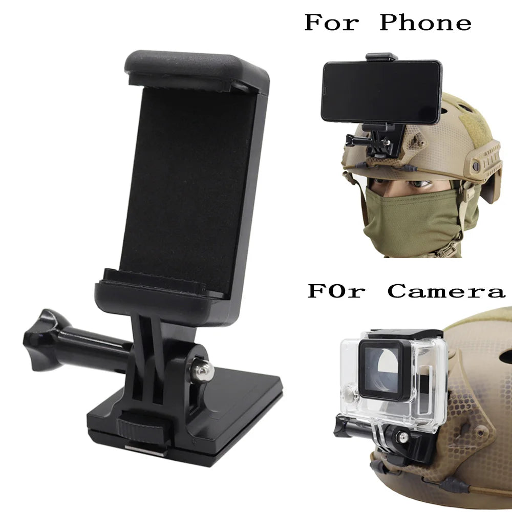 Tactical Helmet FAST MICH NVG Phone Mount Base Adapter For Mobile Phone GoPro HD Hero 1 2 3 4 Camera Mount