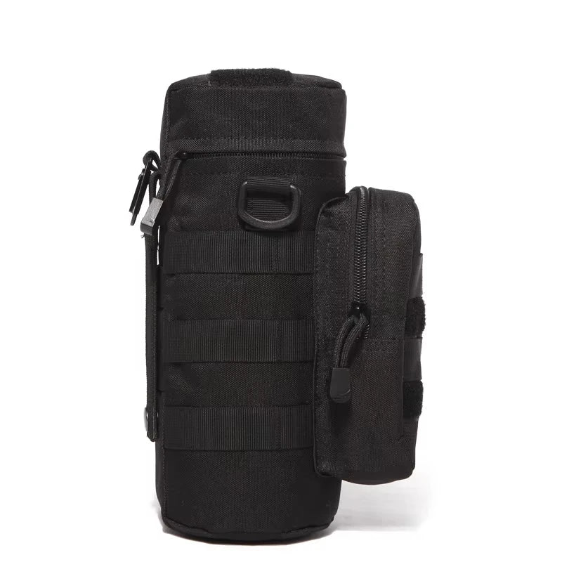 Outdoor Travel CampingTactical Water Bottle Bag Molle Pouch Holder Hiking Cycling Fishing Hunting Water Bottle Kettle Carrier