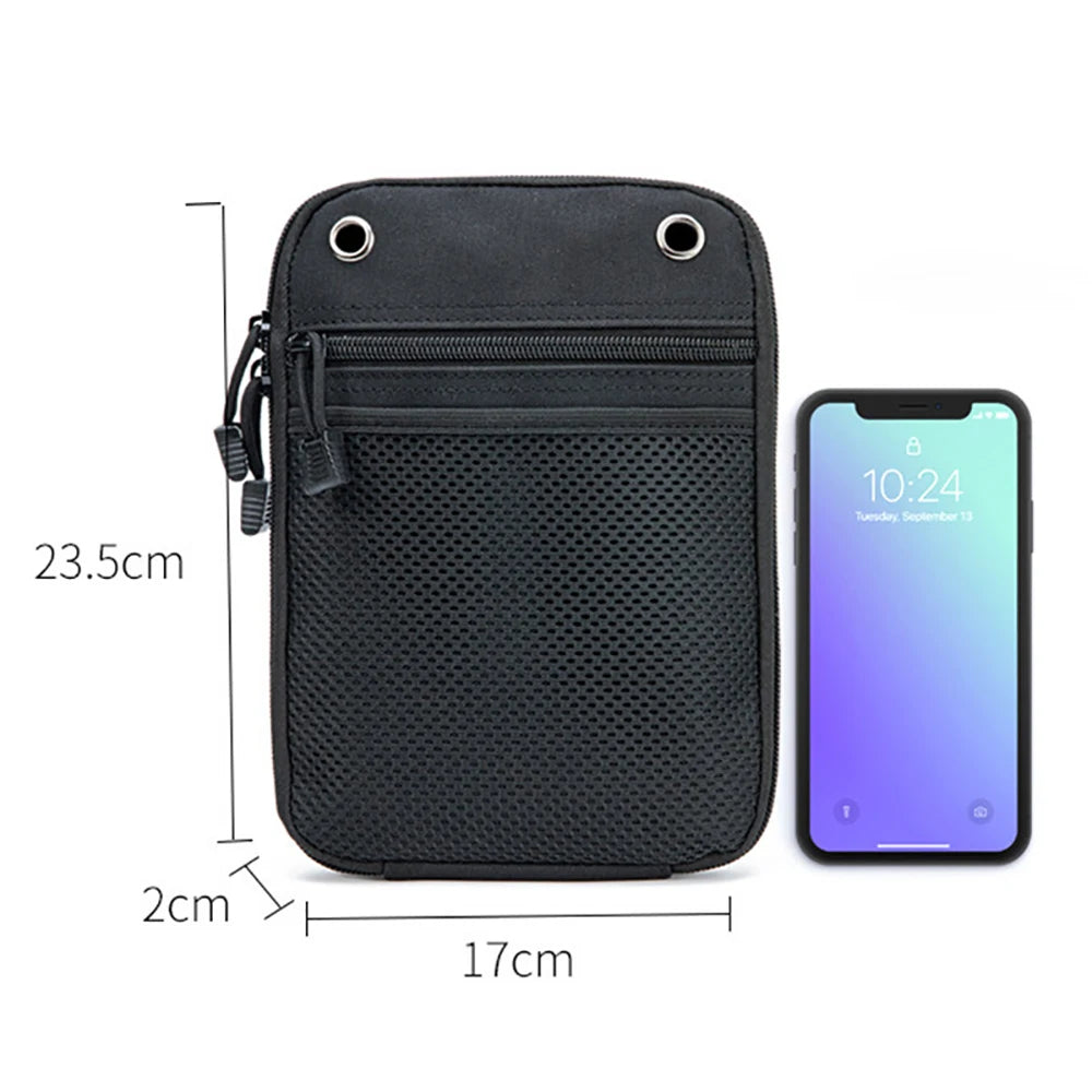 Molle Outdoor Tactical Concealed Gun Holster Pouch EDC Magazine Pouch for Universal Handguns Carry Holster Waist Fanny Pack