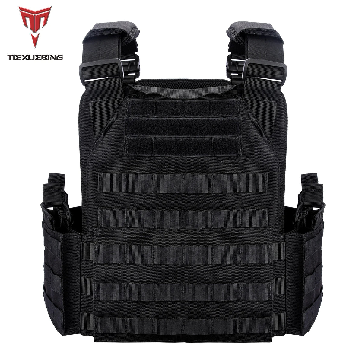 Tiexuebing 1000D Plate Carrier 6094Tactical Vest Outdoor Hunting Protective Adjustable Molle Vest for Airsoft Combat Accessories