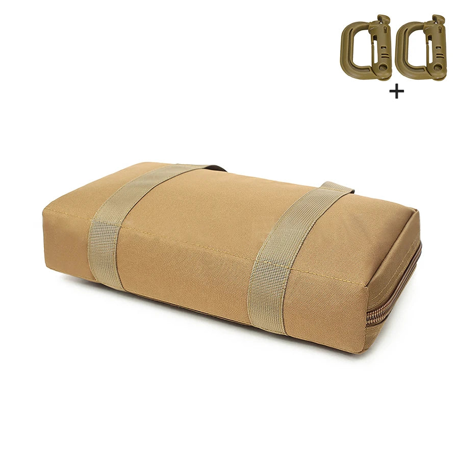 Outdoor multi-purpose handbag, casual storage bag, main bag, double zipper, portable handle design