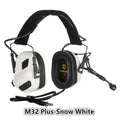 EARMOR M32 PLUS Outdoor Tactical Headset - Electronic Helmet Headphones with FAST Helmet ARC Rail Adapter for Hunting & Shooting
