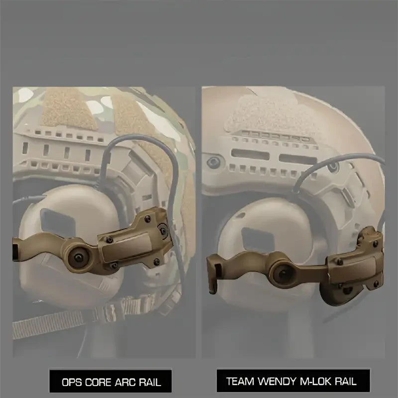 OPS CORE ARC/Wendy  Rail Mount Adapter Tactical Headset Accessories Hunting Airsoft Shooting Headphone Bracket
