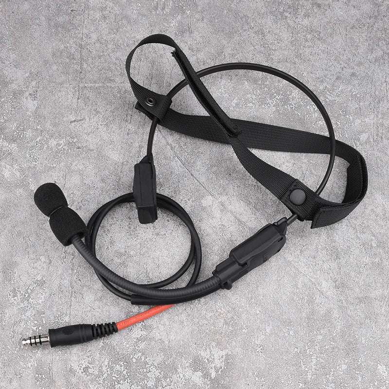 WADSN Tactical MH180 MH180-V Bone Conduction Headset Speaker Atlantic signal Earphone Airsoft Headphone 7.0 PLUG kenwood U94 PTT