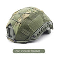 Camouflage Tactical Helmet Cover with Elastic Fastening MH PJ BJ Style Military Headgear Accessory for Protective Gear