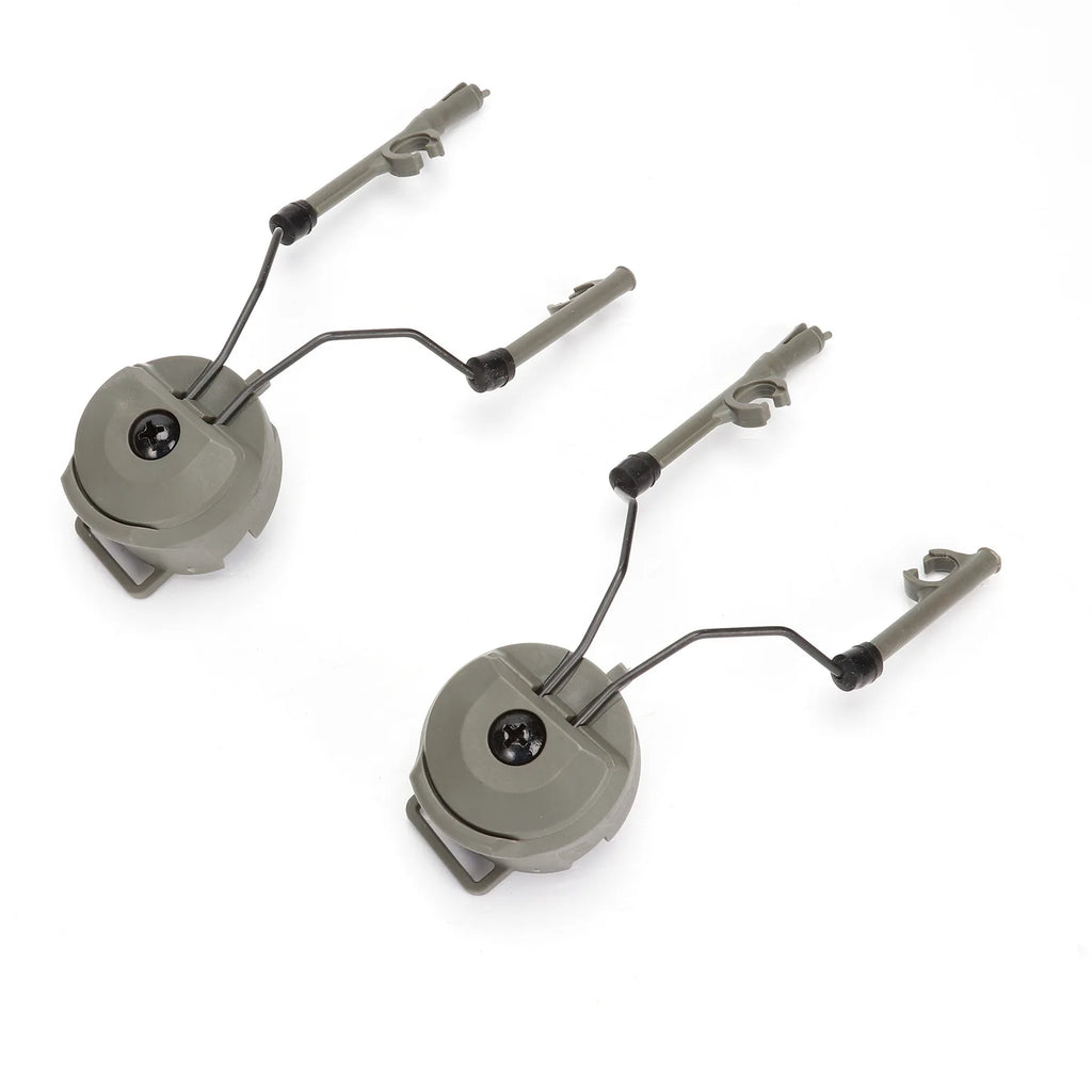 BOOIU Headset Rail Support POM and Stainless Steel Tactical Helmet Arc Rail Suspension Headset Support 2Pcs Headset Bracket  ﻿