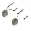 BOOIU Headset Rail Support POM and Stainless Steel Tactical Helmet Arc Rail Suspension Headset Support 2Pcs Headset Bracket  ﻿