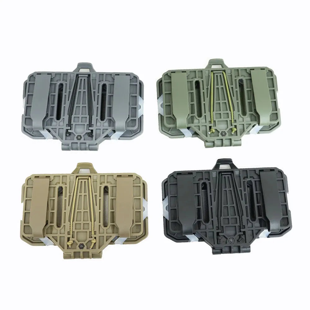 Tactical Vest Chest Phone Maps Navigation Holder Fit for MOLLE Plate Carrier Hunting Vest, Quick-Access Foldable Admin Panel