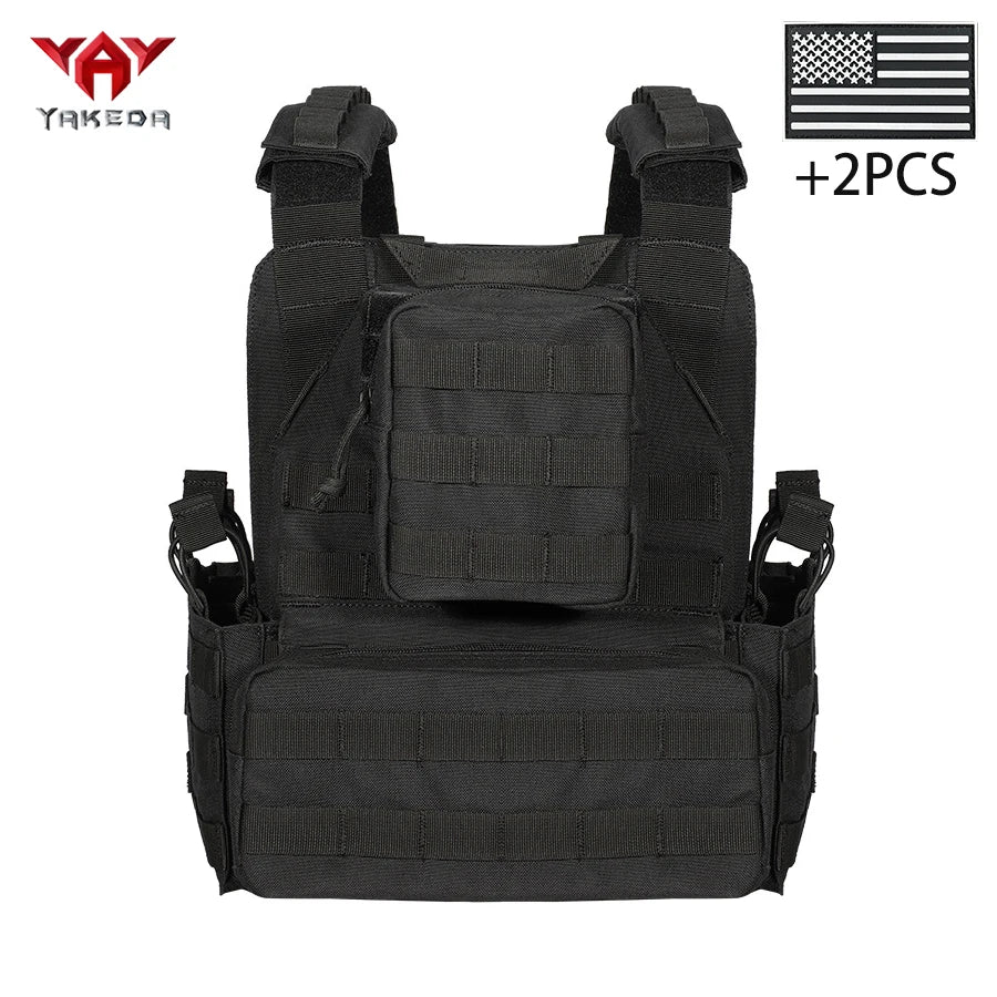 YAKEDA Wear resistant Tank Top Reinforced Fabric Modular Design Outdoor Equipment Sports Hunting Tank Top