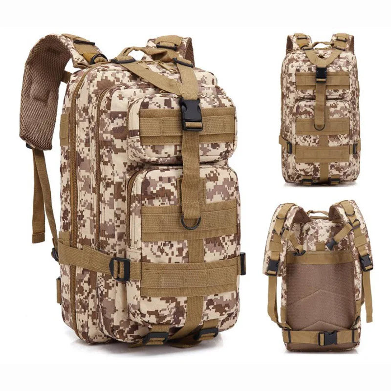 Tactical Backpack 20L-25L Nylon Hiking Camping Traveling Fishing For Men Hunting Bag Outdoor Sport Backpack