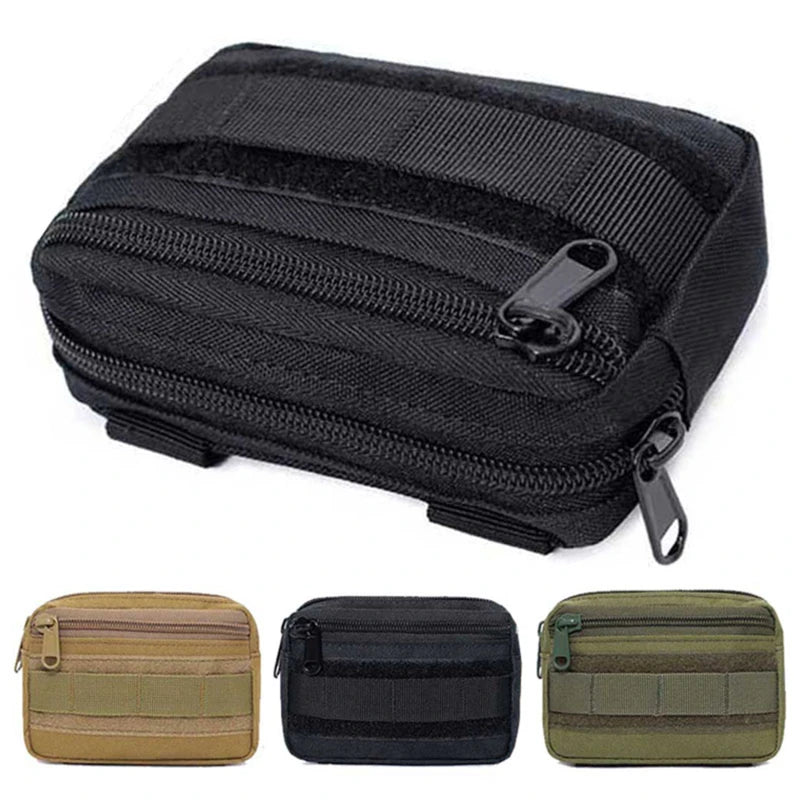 Oxford MOLLE Waist Belt Pack EDC Hip Fanny Pouch Utility Tool Holder for Camping Hunting Outdoor Sports Men's Waist Bag